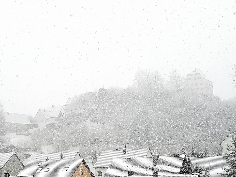 Leserbilder: Der erste Schnee in Franken