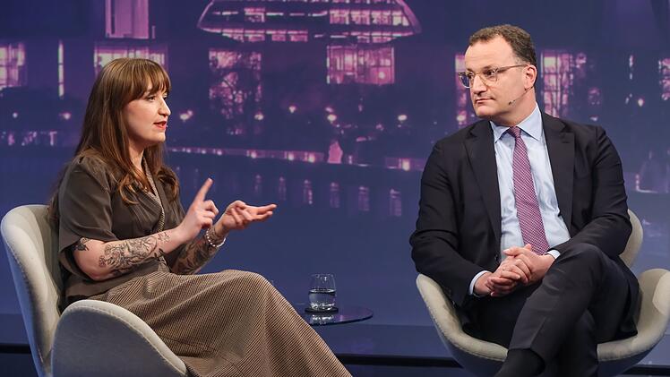 Linken-Fraktionschefin Heidi Reichinnek und Union-Fraktionschef Jens Spahn trafen am Mittwochabend bei "Maischberger" aufeinander.