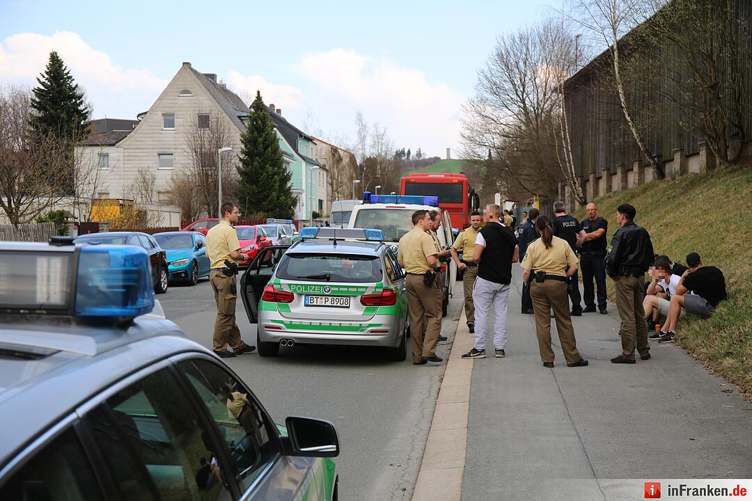 Schlägerei nach Fußballspiel in Hof