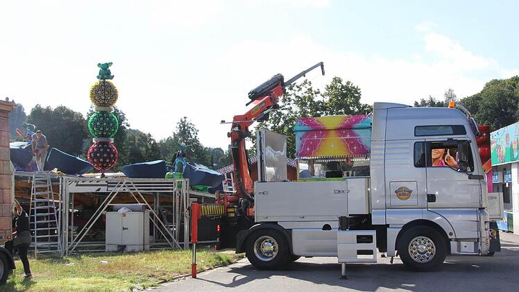 Abbau beim Freischießen. Foto: Marco Meißner