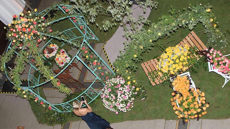 Blumenschmuck. Foto: Dieter Britz