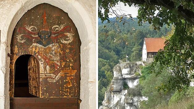 Palastor der Burg Pottenstein