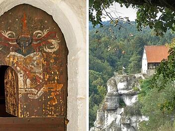 Palastor der Burg Pottenstein