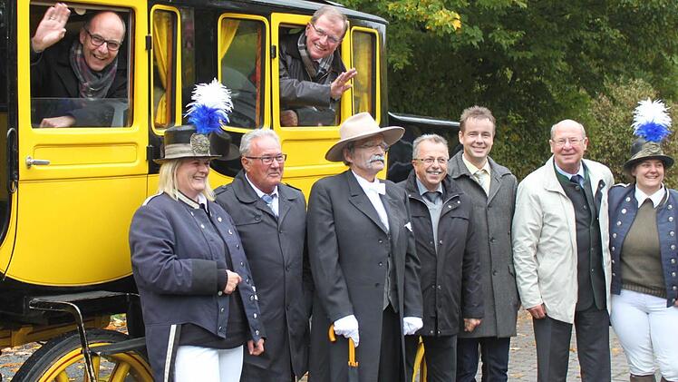 Die Sponsoren samt Fürst Bismarck haben die Fahrt genossen. Foto: Mäuser