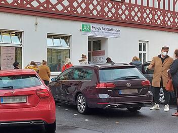 Der Adam-Riese-Pop-Up-Store zog trotz Corona viele Besucher an. Foto:  Bettina Dirauf