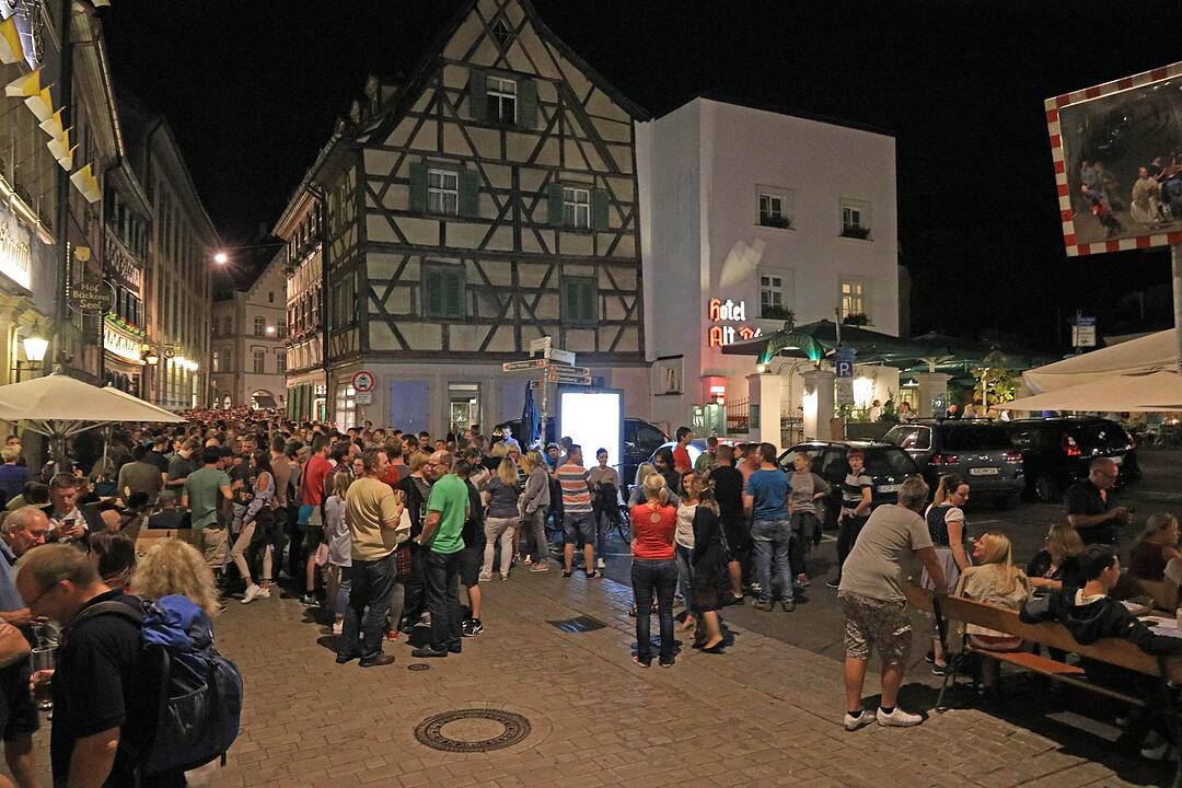 Entspannter Auftakt für die "wilde Sandkerwa"