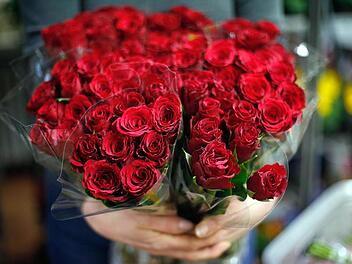 Über Rosen - auch an Valentinstag - freut sich jede Frau. (Symbolbild - Foto: Ina Fassbender / dpa)