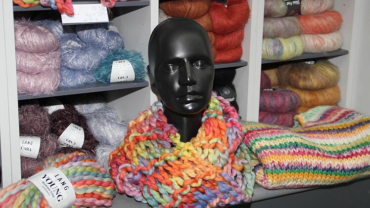 In Andrea's Wollparadies in der Bamberger Straße gibt es Wolle und Garne in großer Auswahl.