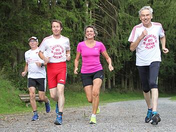 Die Laufgruppe vom TV Bad Brückenau; Foto: Ulrike Müller