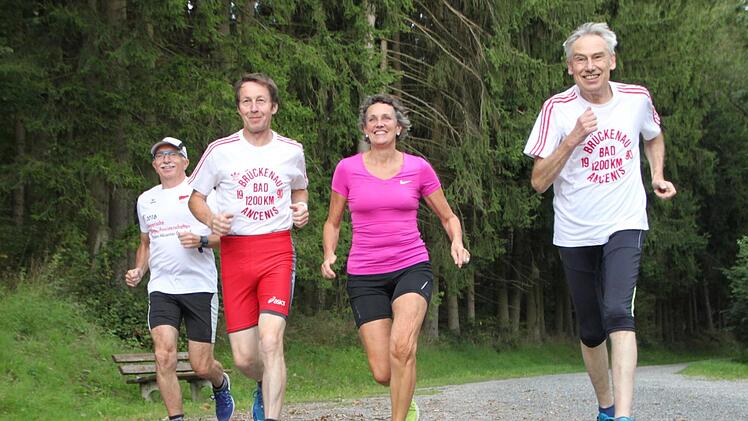 Die Laufgruppe vom TV Bad Brückenau; Foto: Ulrike Müller
