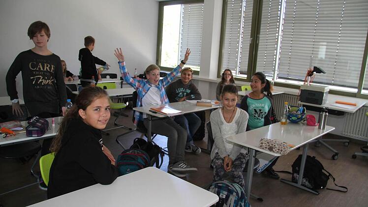 Sogar die neuen Klassenzimmer sind eine Wucht, finden die Schüler.