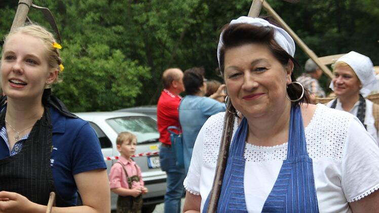 Eine Bauerngruppe Foto: Veronika Schadeck