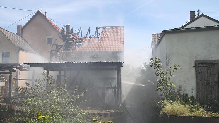 Großbrand in Hutschdorf Foto: Andreas Schmitt