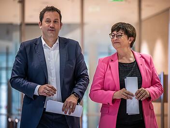 Lars Klingbeil und Saskia Esken