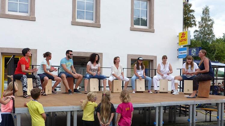 Beim Marktleugaster Straßenfest war viel geboten. Foto: Klaus-Peter Wulf