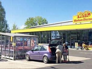 So könnte der Netto-Einkaufsmarkt am Ortsausgang Effeltrich in Richtung Poxdorf aussehen. Foto: Büro HWP Würzburg