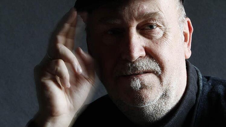 Gerhard A. Müller einmal nicht hinter, sondern vor der Kamera