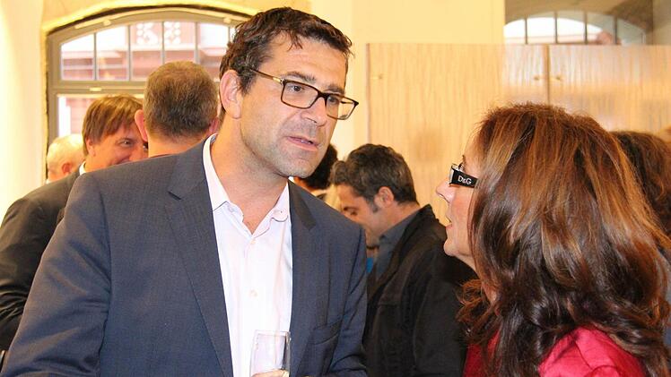 Bodo Busse im Gespöräch mti Antoinetta Bafas.