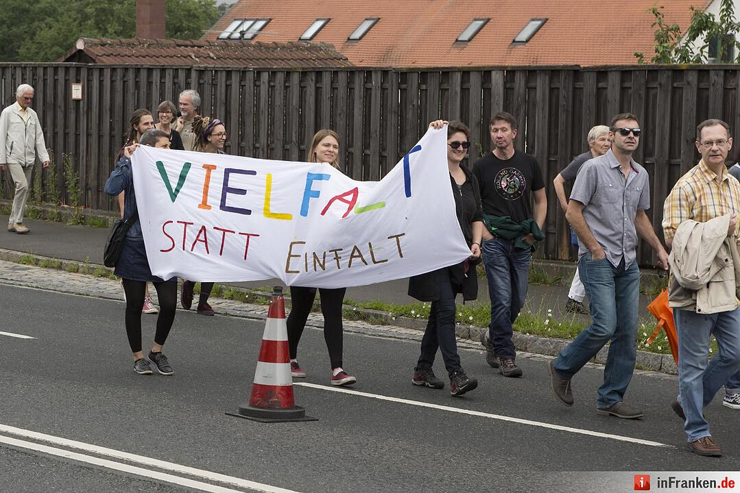 Demonstration gegen Rechts in Zirndorf