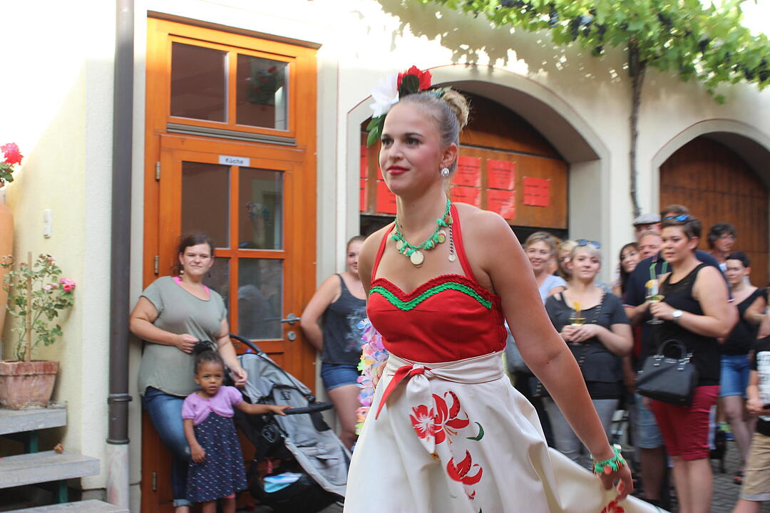 Modenschau im Freihof