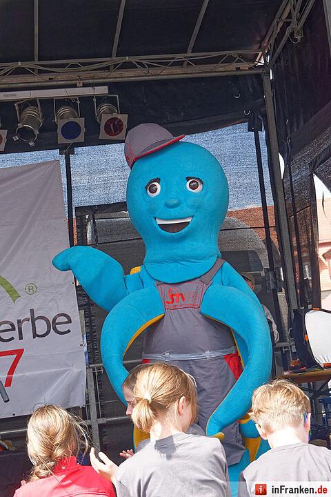 Weltkulturerbelauf 2017 in Bamberg: Der Zieleinlauf am Maxplatz