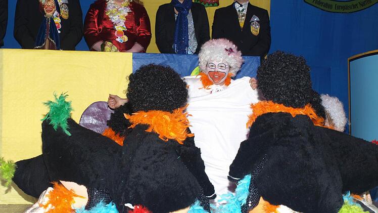 Purzelgarde Elferratssitzung Ebenhausen