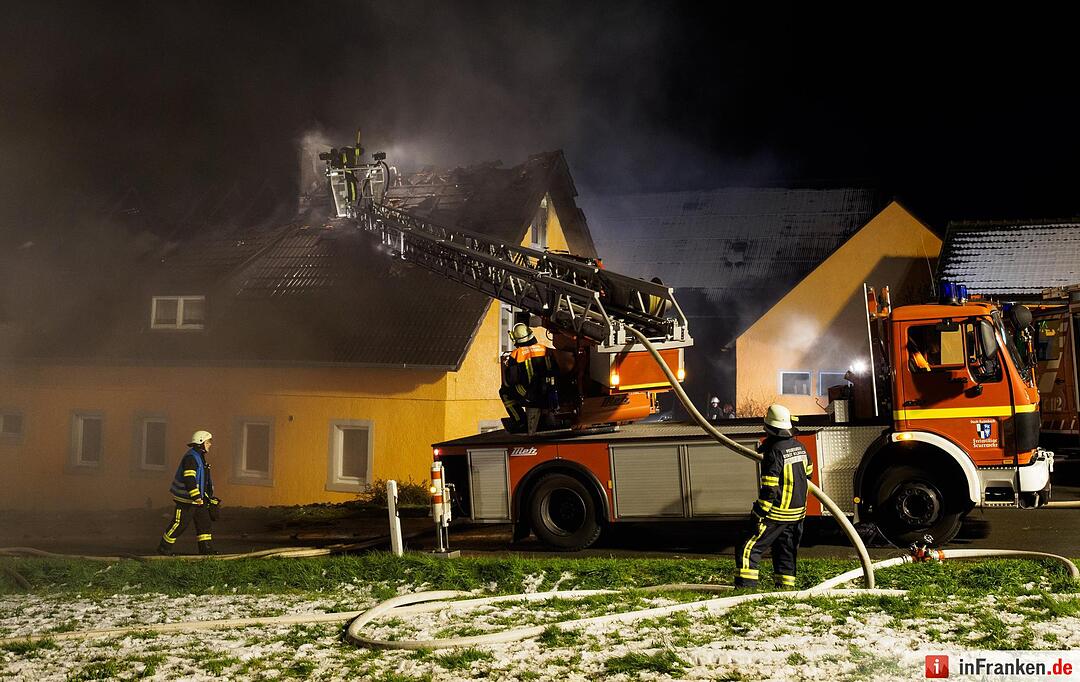 Brand in Kunreuth (Kreis Kulmbach)