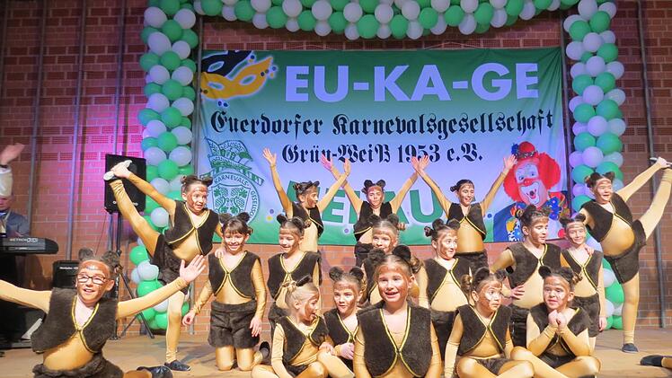 Eine der vielen tollen Szenen auf der Bühne der EU-KA-GE, der Euerdorfer Karnevalsgesellschaft. Foto: Doris Bauer