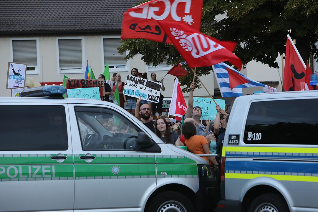 Björn Höcke in Forchheim: Demonstrationen gegen AfD-Politiker
