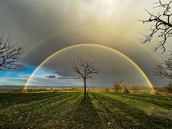 Bamberg: Regen, Sonne und spektakuläre Regenbögen - Video und Bilderstrecke zeigen Wetterphänomen