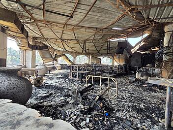 Tote bei Feuer in Club in Indien