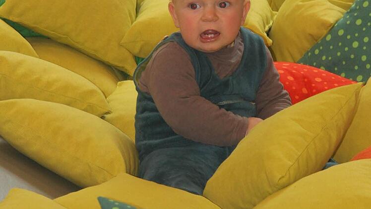 Die Kleinsten von Adidas stehen im Mittelpunkt der neuen Kindertagesstätte bei Adidas. Fotos: Michael Busch