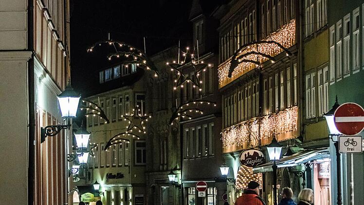 Adventsbeleuchtung Coburg: RosengasseFoto: Jochen Berger