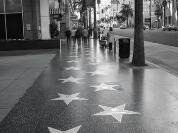 Der "Walk of Fame" in Hollywood
