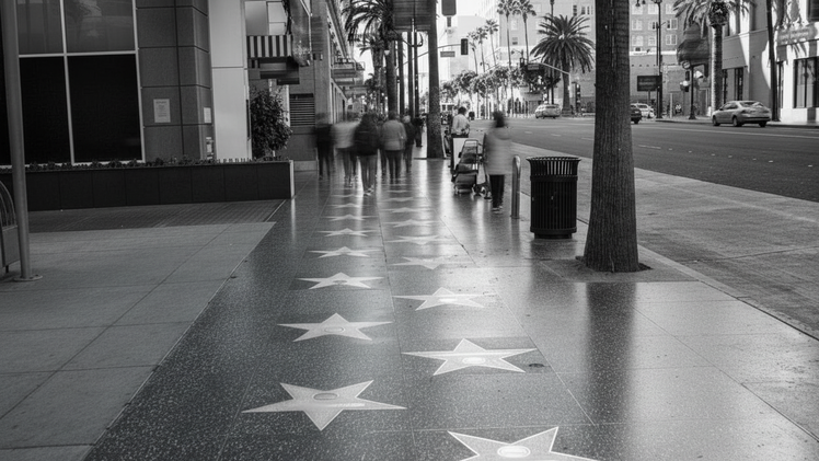 Der "Walk of Fame" in Hollywood