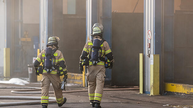 Brand in F&uuml;rther Mineral&ouml;l-Firma