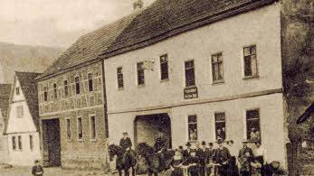 Historische Aufnahme des Gasthauses "Zum Stern". Foto: privat