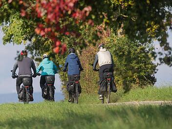 Radfahren im Herbst