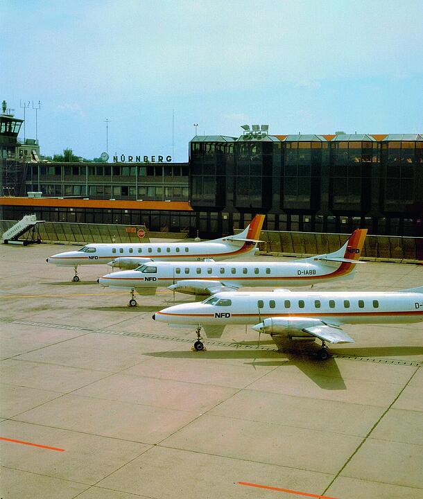 Concorde-Erstlandung in Nürnberg im Jahr 1986