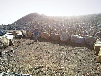 Auf diesem Areal auf dem Zeilberg soll die neue Erlebnisfl&auml;che entstehen. Sie ist 13 Meter lang und f&uuml;nf bis sechs Meter breit.  Foto: Lukas Bandorf