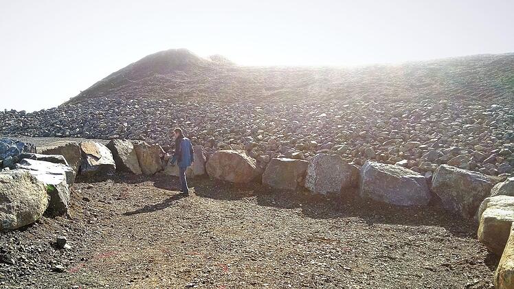 Auf diesem Areal auf dem Zeilberg soll die neue Erlebnisfl&auml;che entstehen. Sie ist 13 Meter lang und f&uuml;nf bis sechs Meter breit.  Foto: Lukas Bandorf