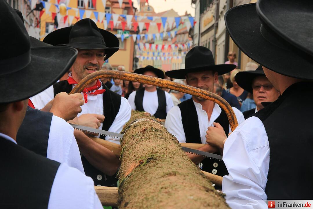 Sandkerwa 2015 - Kerwasbaum-Aufstellen