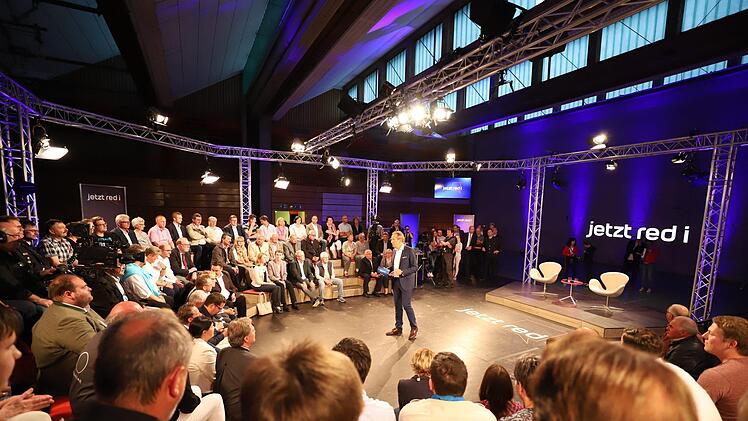 Die Fernsehsendung "Jetzt red i" war zu Gast in Kronach. Foto: Marian Hamacher