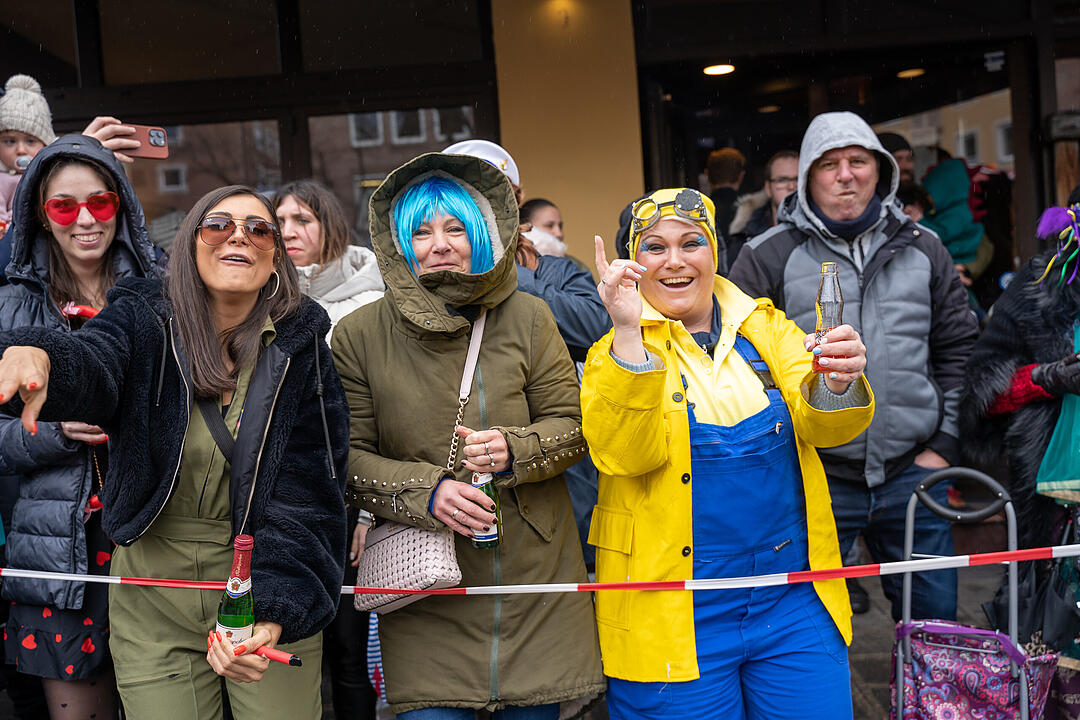 Der traditionelle Umzug zog ca. 70.000 Faschingsfreunde an.