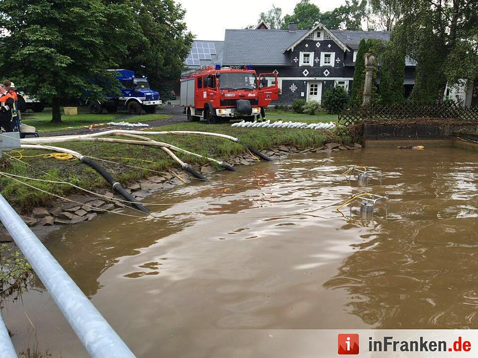 Schweres Unwetter im Kreis Kronach