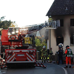Feuer in Fürth: Zwei Verletzte