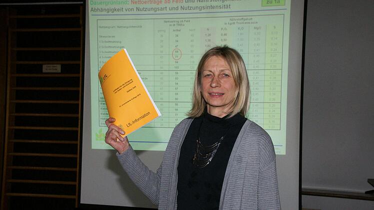 Waltraud D&uuml;mmler vom Amt f&uuml;r Ern&auml;hrung, Landwirtschaft und Forsten (AELF) Bamberg