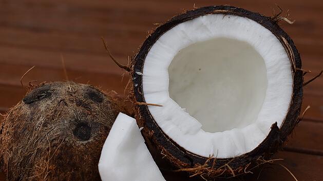 Trockene Kokosnuss Halbschnitte zur&uuml;ckgerufen