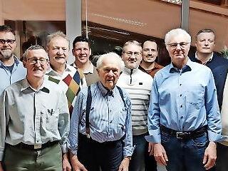 Staatssekretär Sandro Kirchner, Matthias Knoblauch, Paul Bieber, Georg Schiesser, Steffen Albert, Gerhard Adam, Armin Kirchner, Felix Leser, Johannes Schmück, Christian Kessler, Marcel Schäfer, Bezirksrat Martin Wende.