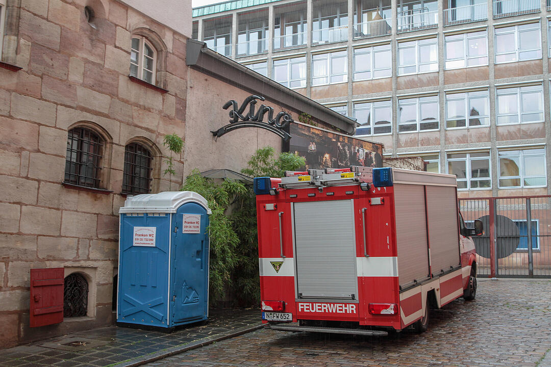 Unwetter fordert Einsatzkräfte in Nürnberg